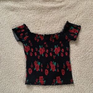 Hollister Floral Blouse